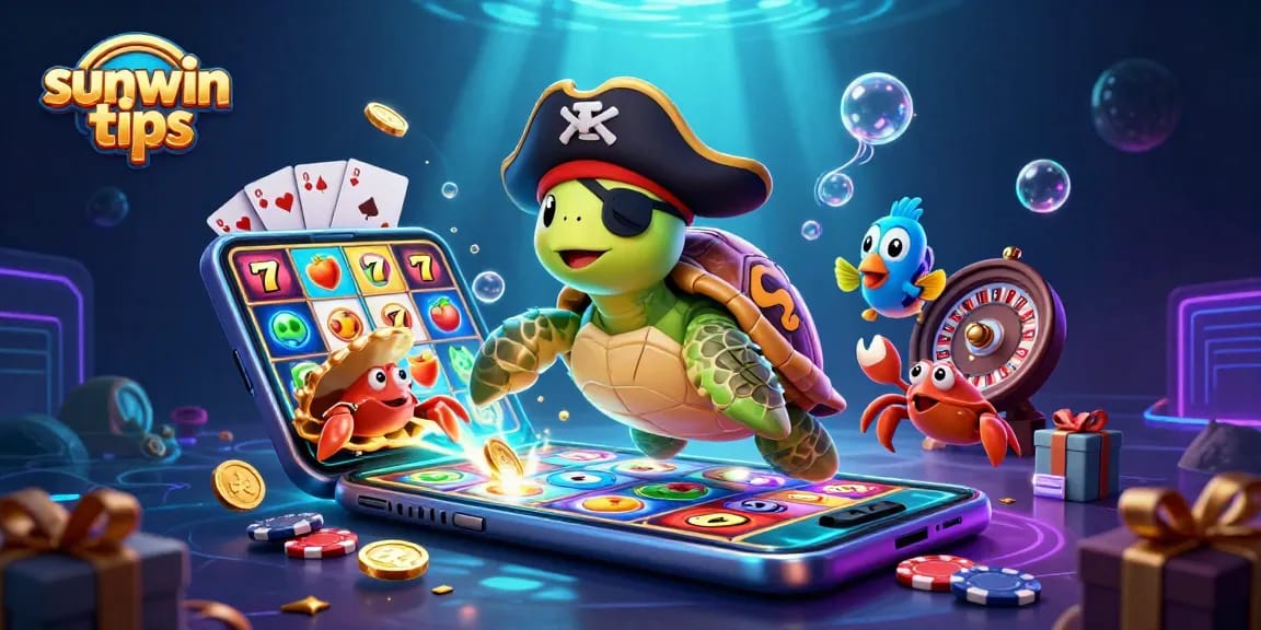 Join the adventure with sunwin tips as pirate-themed characters dive into colorful slot games!