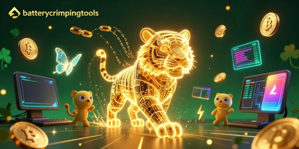 Experience excitement with batterycrimpingtools in a vibrant casino landscape featuring neon energy and holographic details.