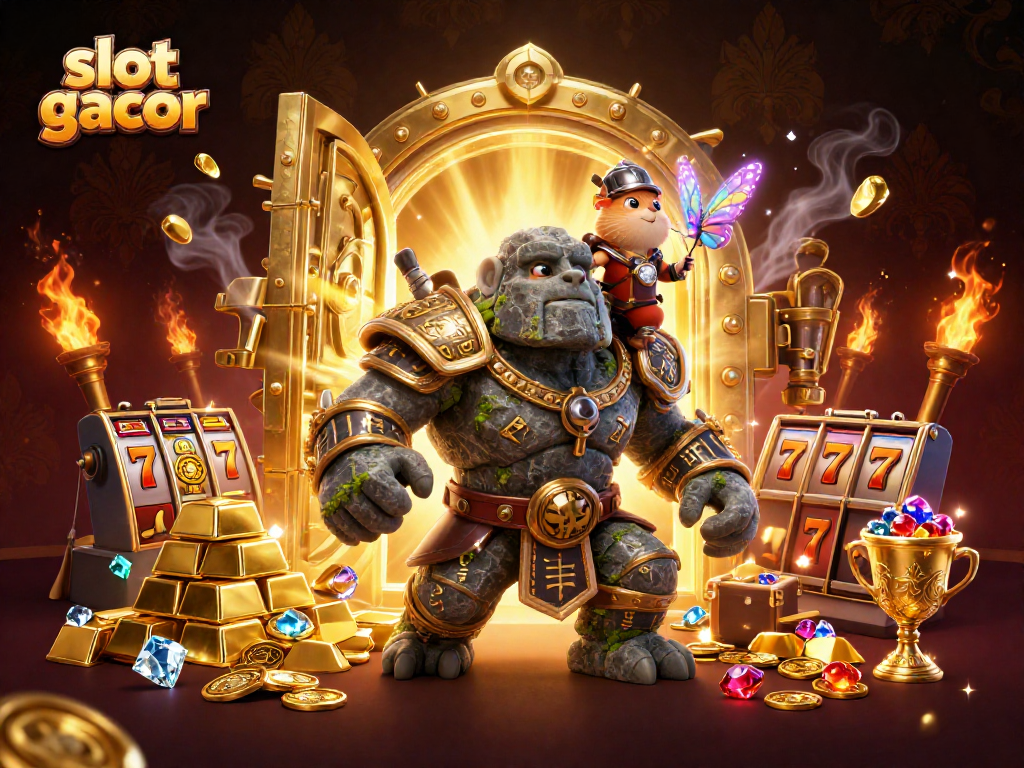 Experience the thrill of slot gacor with magical characters amidst treasures and jackpots.