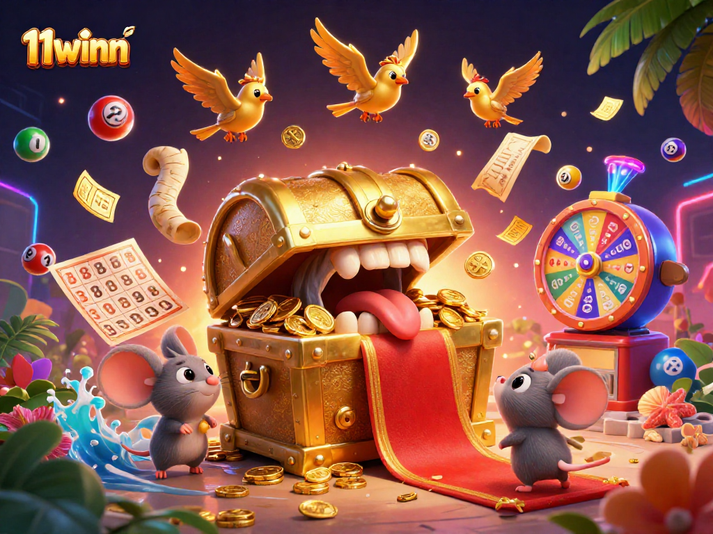 Experience dynamic gaming wonders at 11winn with rich colorful elements and vibrant characters.