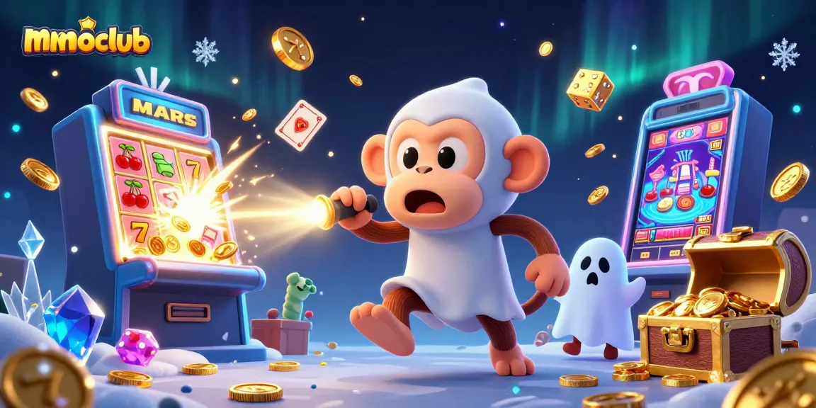 Experience the thrill of mmooclub's haunted casino with thrilling games and golden wins!