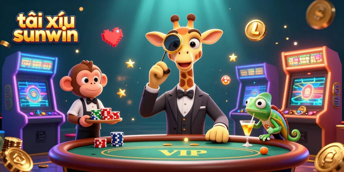 Experience the thrill of tài xỉu sunwin with a high-roller giraffe and vibrant casino action.