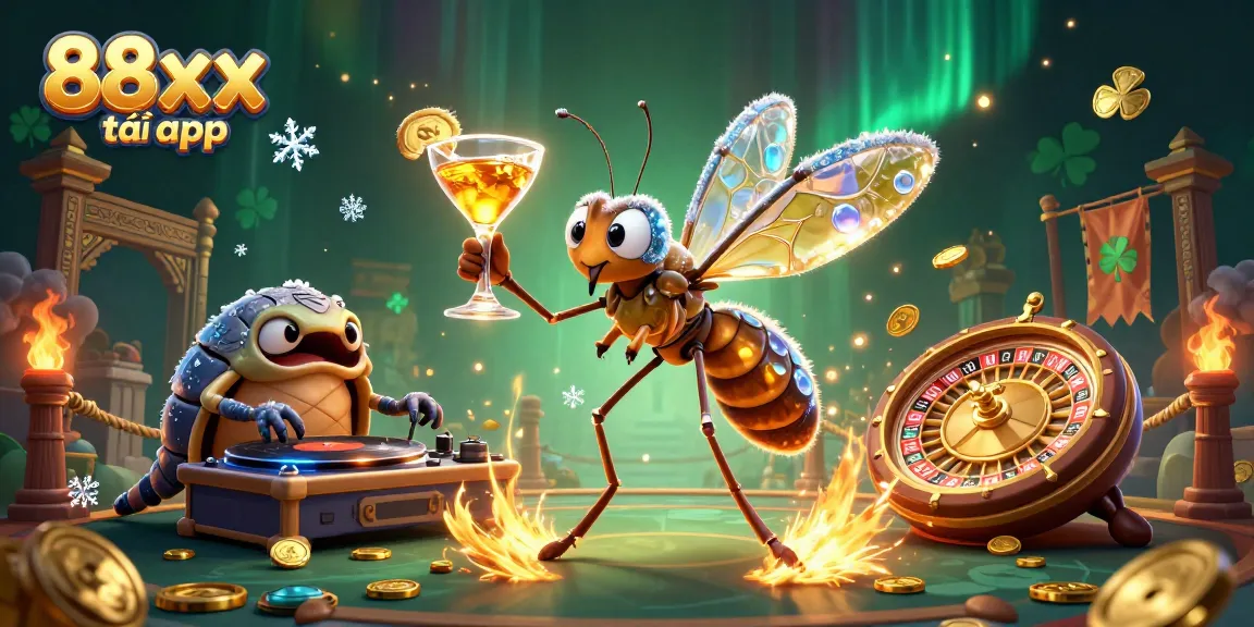 Experience thrilling gameplay with the 88xx tải app in an engaging casino scene.